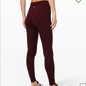 Lululemon Wunder Tight 28” *spark